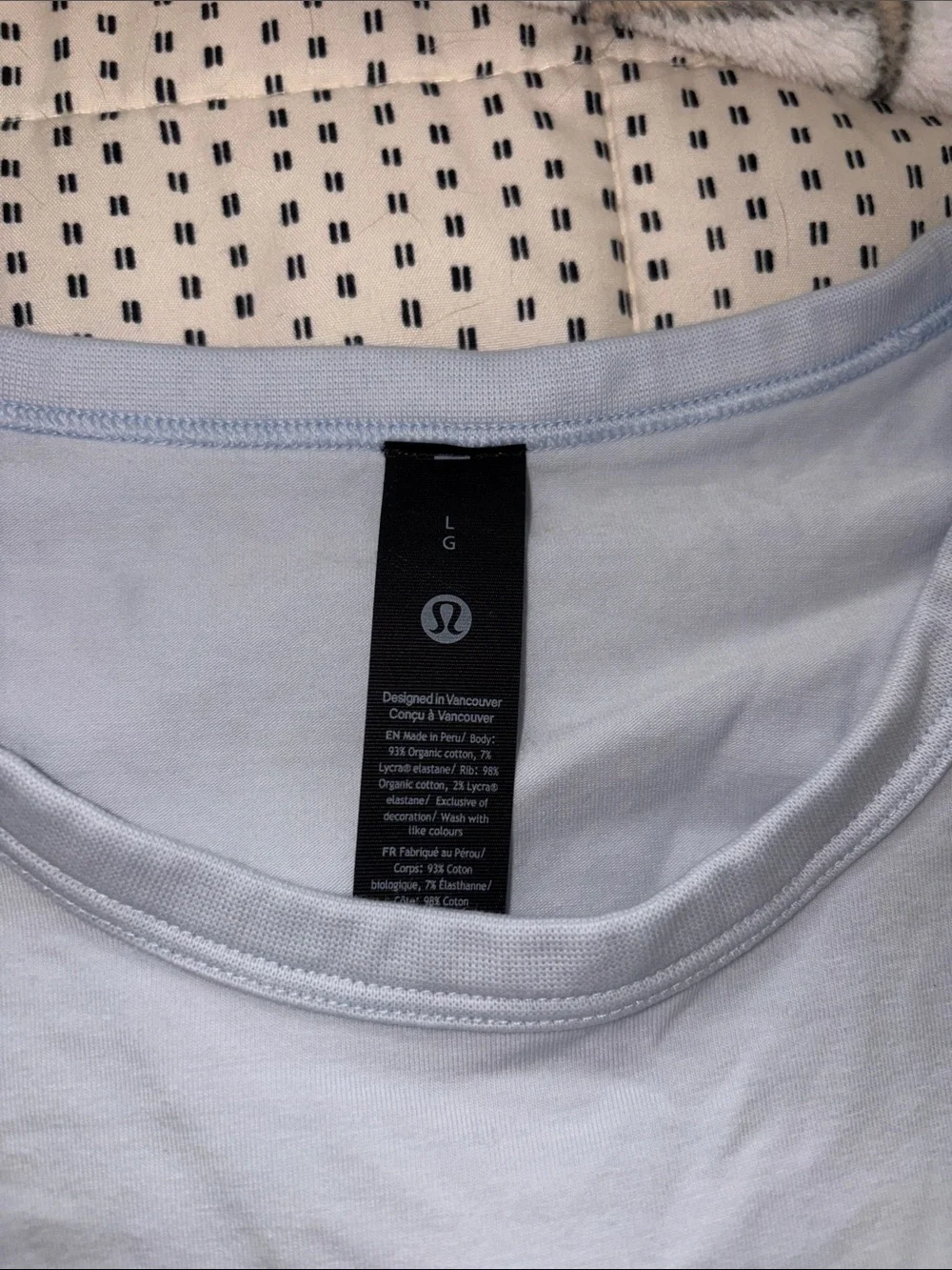 lululemon athletica Men's Short Sleeve Crew Tee - Light Blue